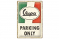 Preview: Blechschild Vespa Parking Flagge 1